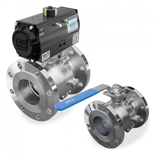 Aira 2PC Flanged Ball Valve 150# – Van bi 2 mảnh, ISO 5211, API 607