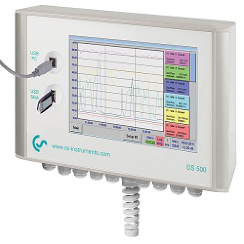 Bộ hiển thị và lưu trữ dữ liệu lưu lượng khí nén DS 500 Cs Instruments