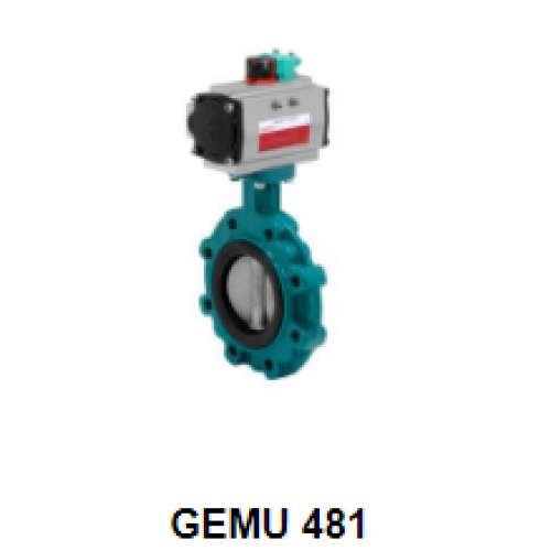 Van bướm điều khiển bằng khí nén Gemu 481 tại Việt Nam