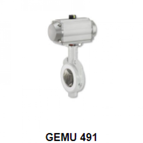 Van bướm điều khiển bắng khí nén Gemu 491 - Đại lý Gemu tại Việt Nam