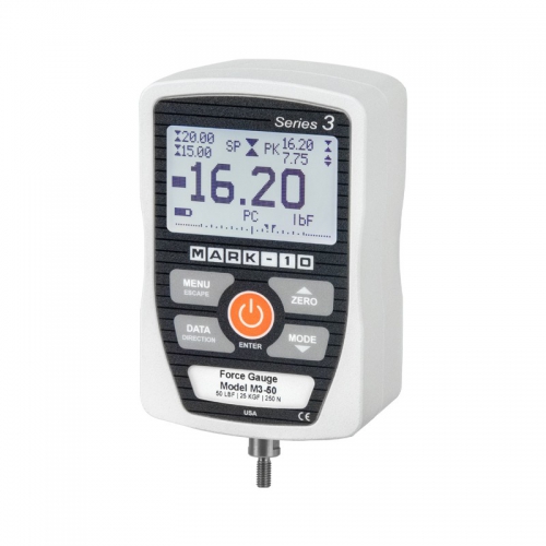 Mark-10 Series 3 – Đồng hồ lực kỹ thuật số cơ bản, 2,000 Hz, ±0.3%FS