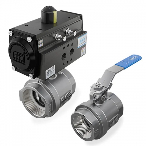 Aira Single Piece Screwed End Ball Valve – Van bi 1 mảnh ren 150#, PTFE/RPTFE